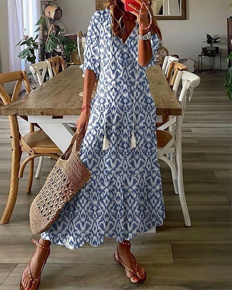 Luna | Bohemian Dress with Flattering Cut
