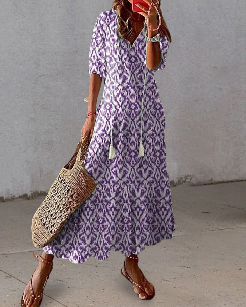Luna | Bohemian Dress with Flattering Cut