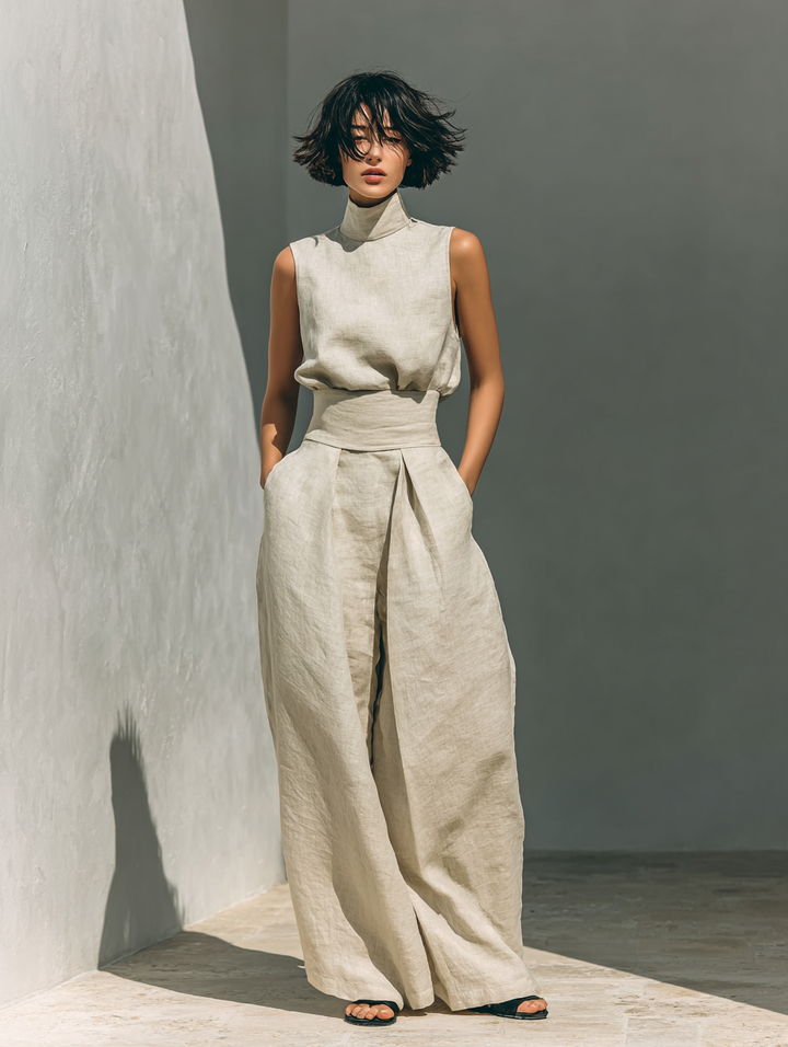 Marieta | Linen and Cotton Set