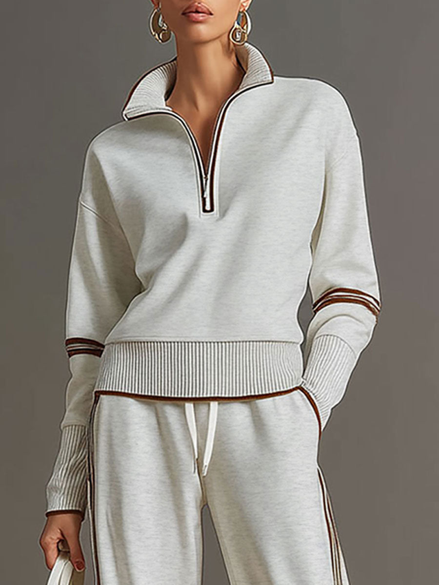 Marietta | Set with Blouse and Wide-Leg Pants