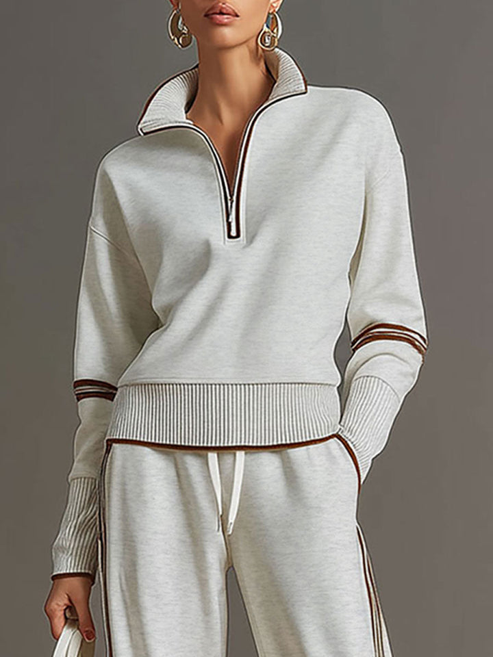 Marietta | Set with Blouse and Wide-Leg Pants