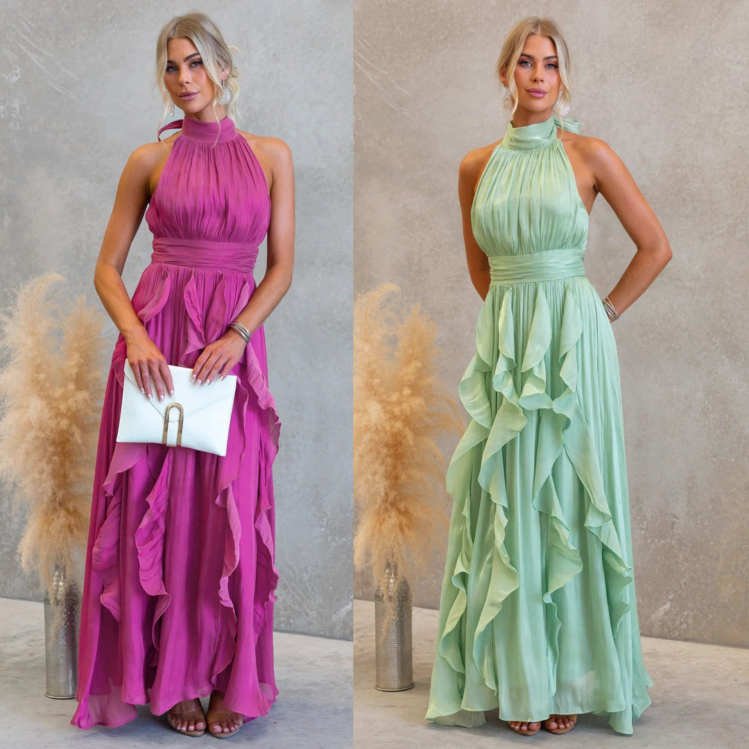 Celestia Backless Maxi Dress