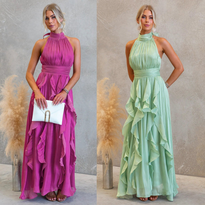 Celestia Backless Maxi Dress
