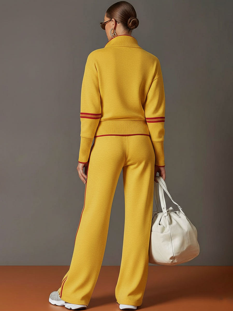 Marietta | Set with Blouse and Wide-Leg Pants