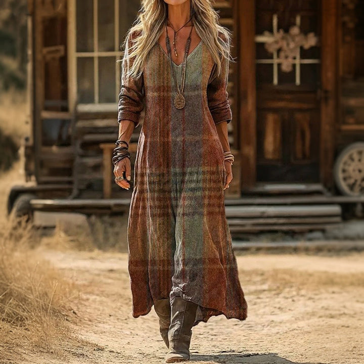 Evelyn | Casual Long Sleeve Vintage-Inspired Dress