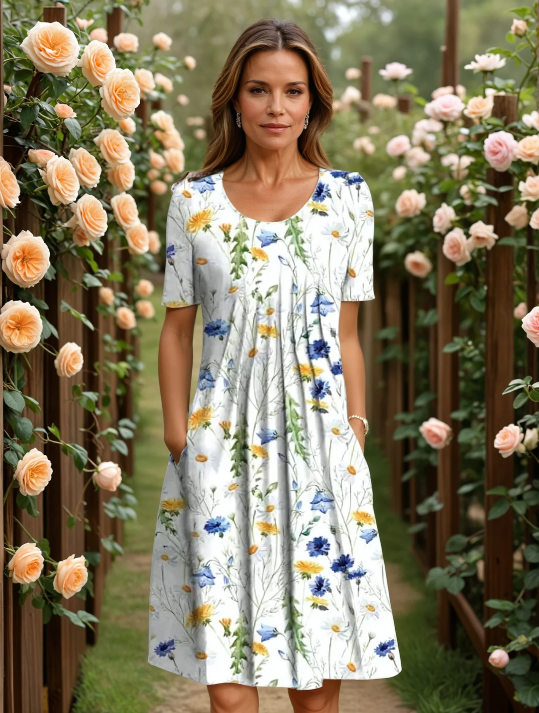 Harper | Elegant dress with a flattering finish at the belly
