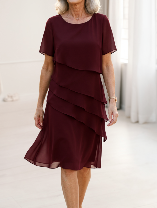 Linda | Elegant and Comfortable Ruffle Dress
