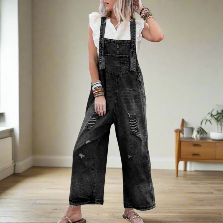 CARMELITA™ – Adjustable Vintage Washed Jumpsuit