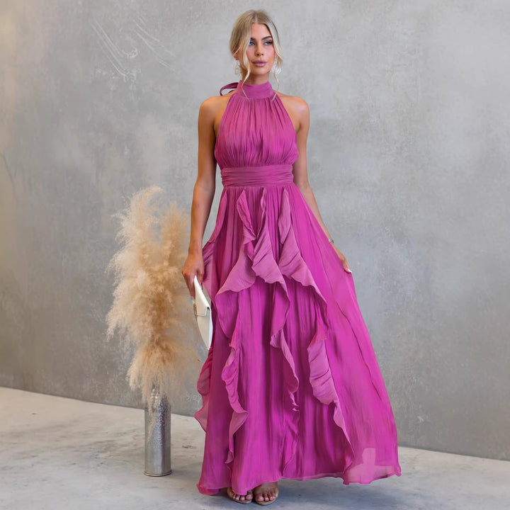 Celestia Backless Maxi Dress
