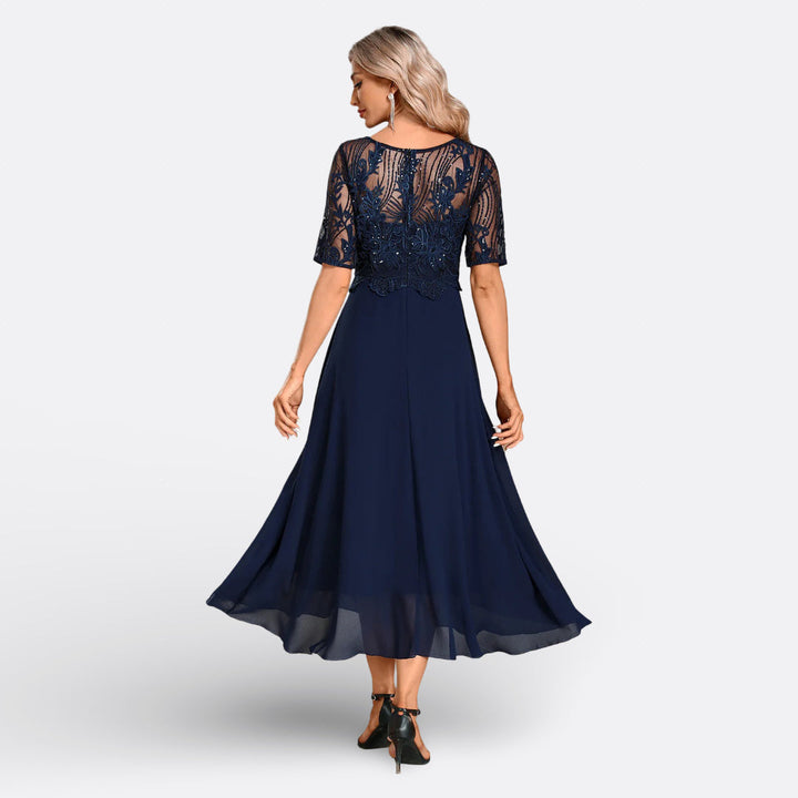 Mariana - Short Sleeve Lace Dress