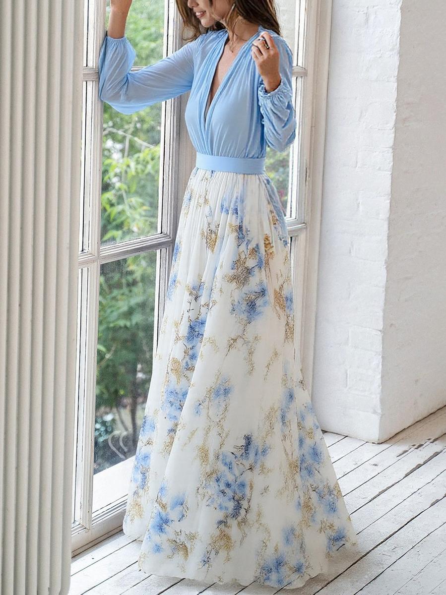 Magnificent Maxi Dress with Floral Print