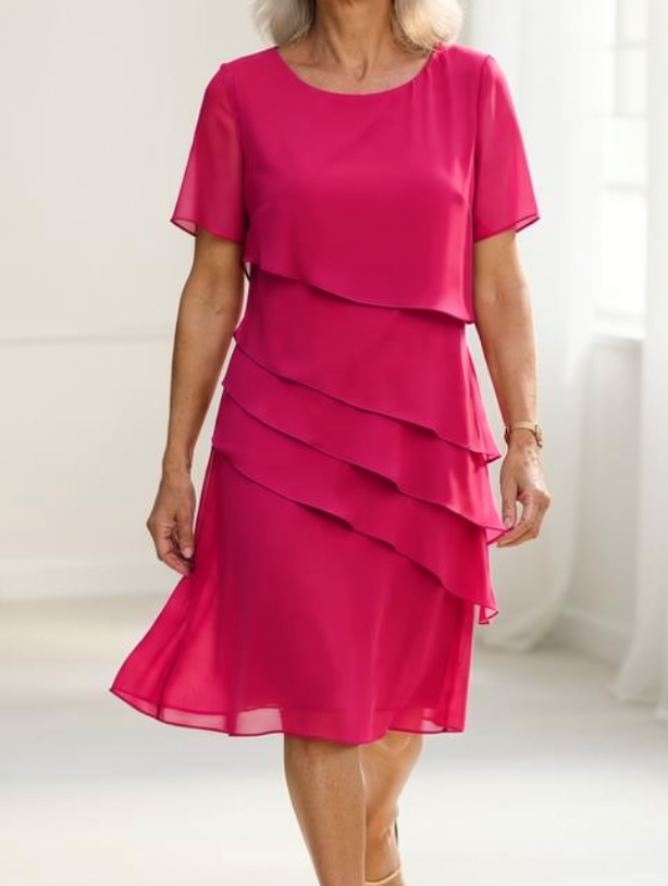 Linda | Elegant and Comfortable Ruffle Dress
