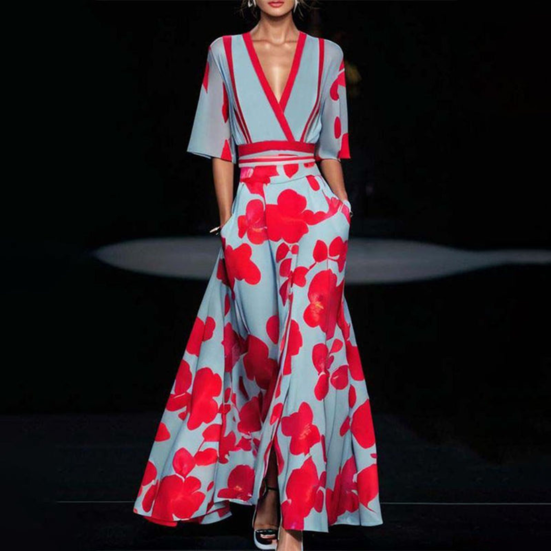 MAUREEN – MAXI FLOWER DRESS