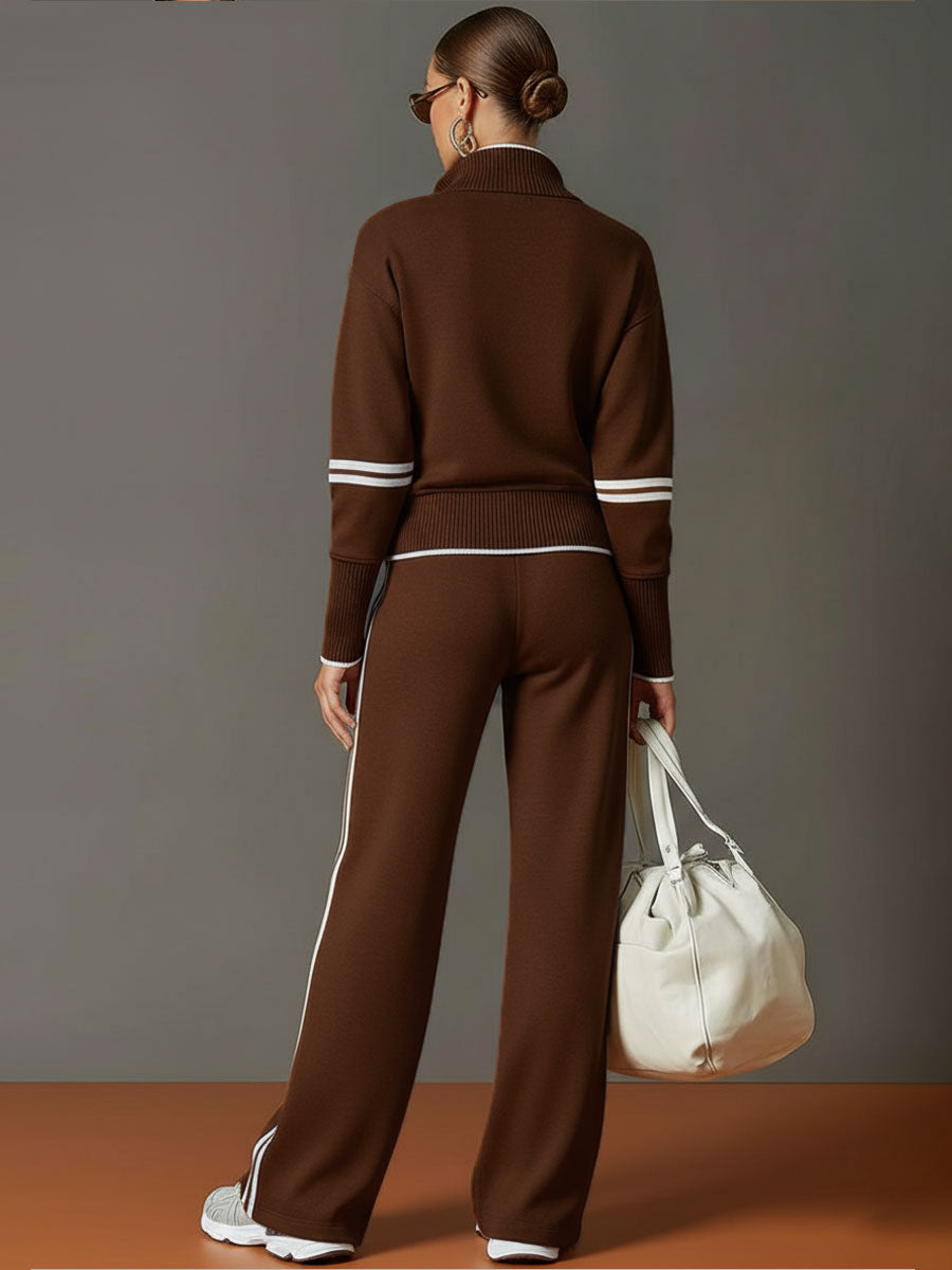 Marietta | Set with Blouse and Wide-Leg Pants