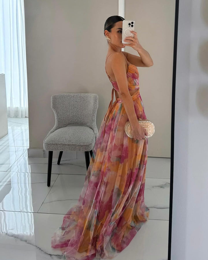 Giselle | Magnificent Maxi Dress with Floral Print