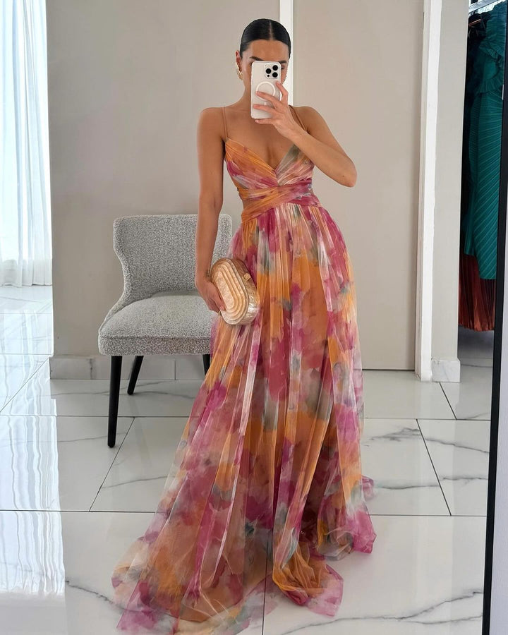 Giselle | Magnificent Maxi Dress with Floral Print