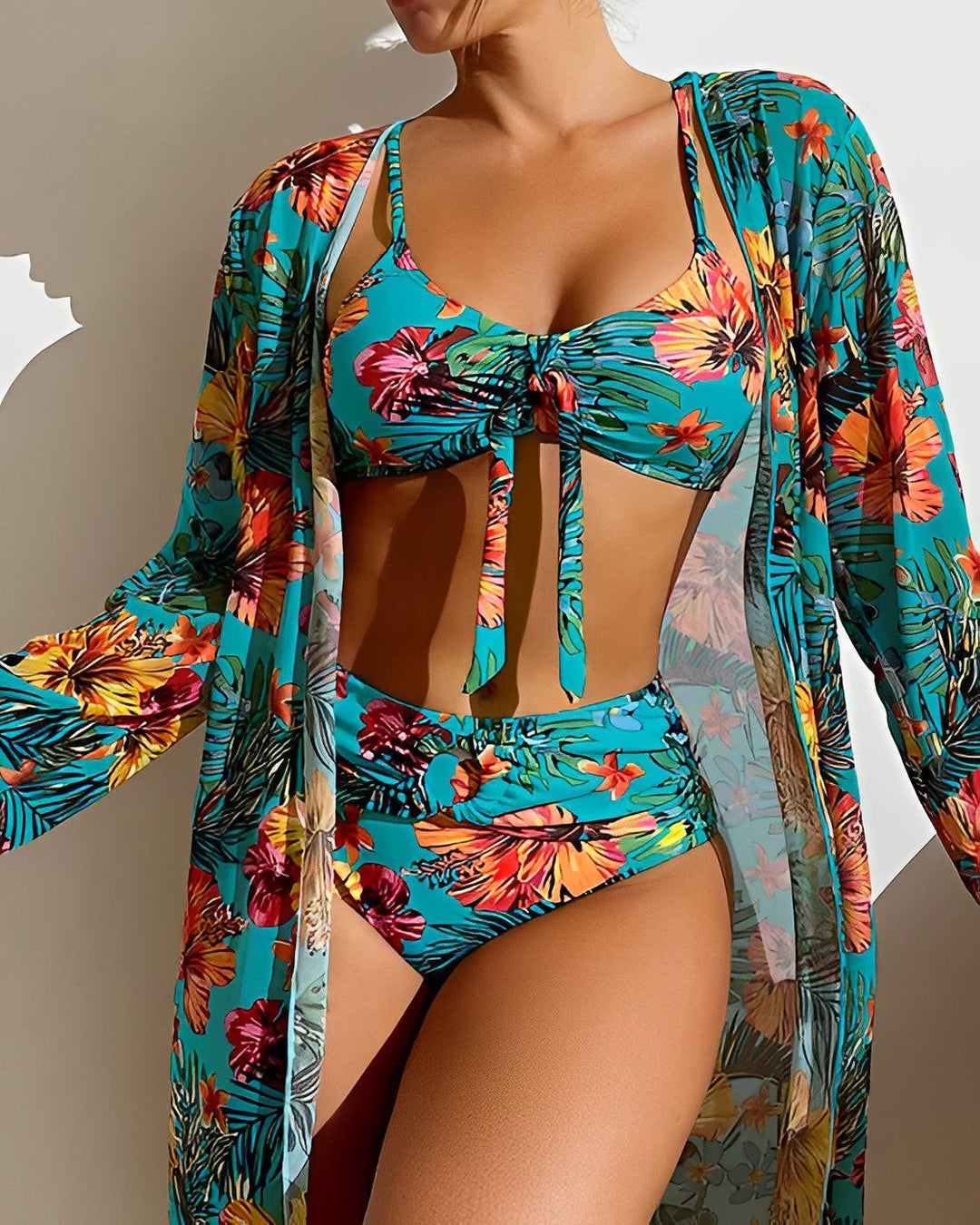 Marina™ - Luxurious Bikini and Pareo Set