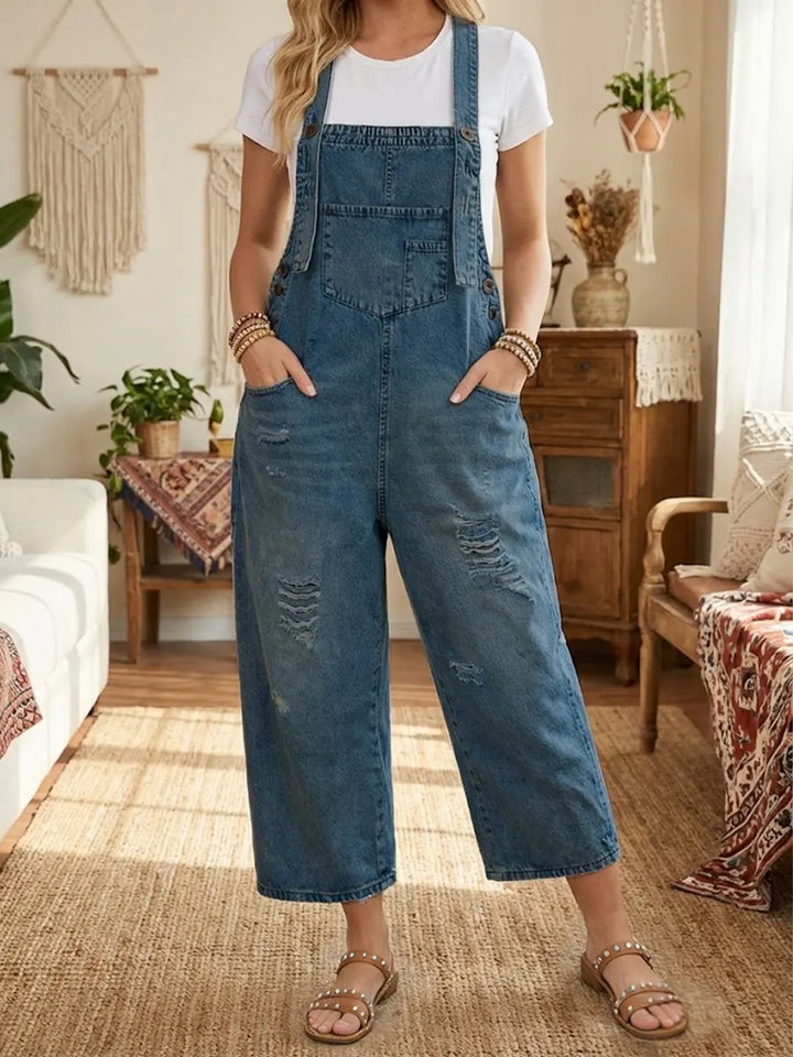Aurevia | Vintage Look Denim Overalls