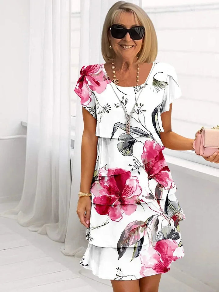 Phoebe - Ruffled Bloom Dress