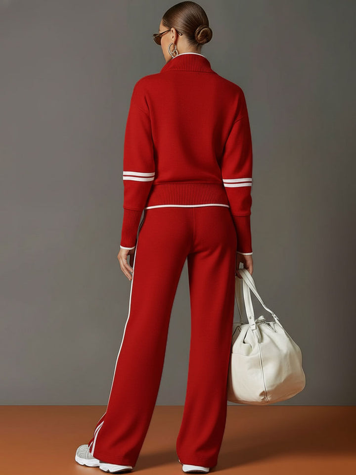 Marietta | Set with Blouse and Wide-Leg Pants