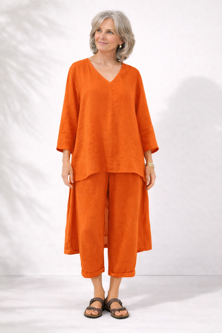 Adriena | Elegant Two-Piece Set with V-Neck