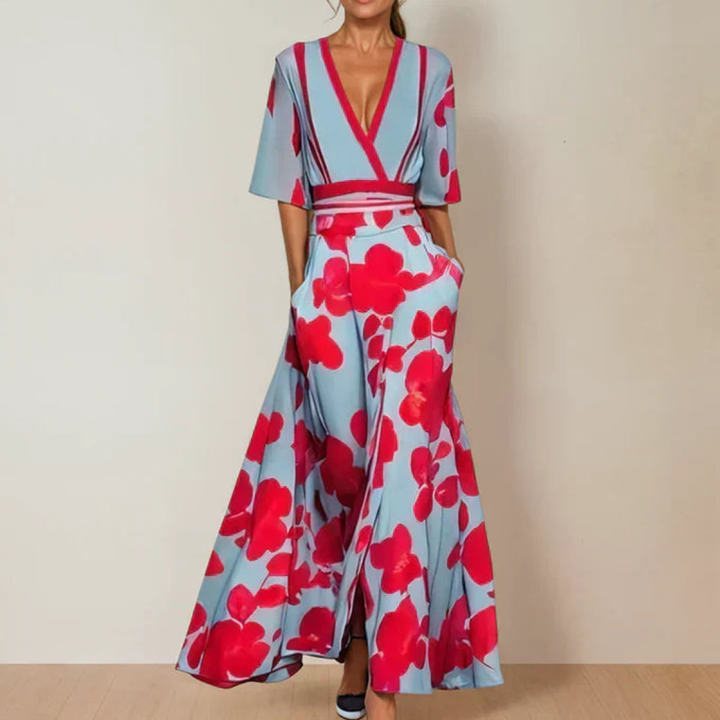 MAUREEN – MAXI FLOWER DRESS