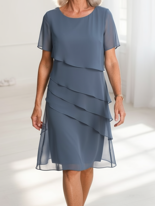 Linda | Elegant and Comfortable Ruffle Dress