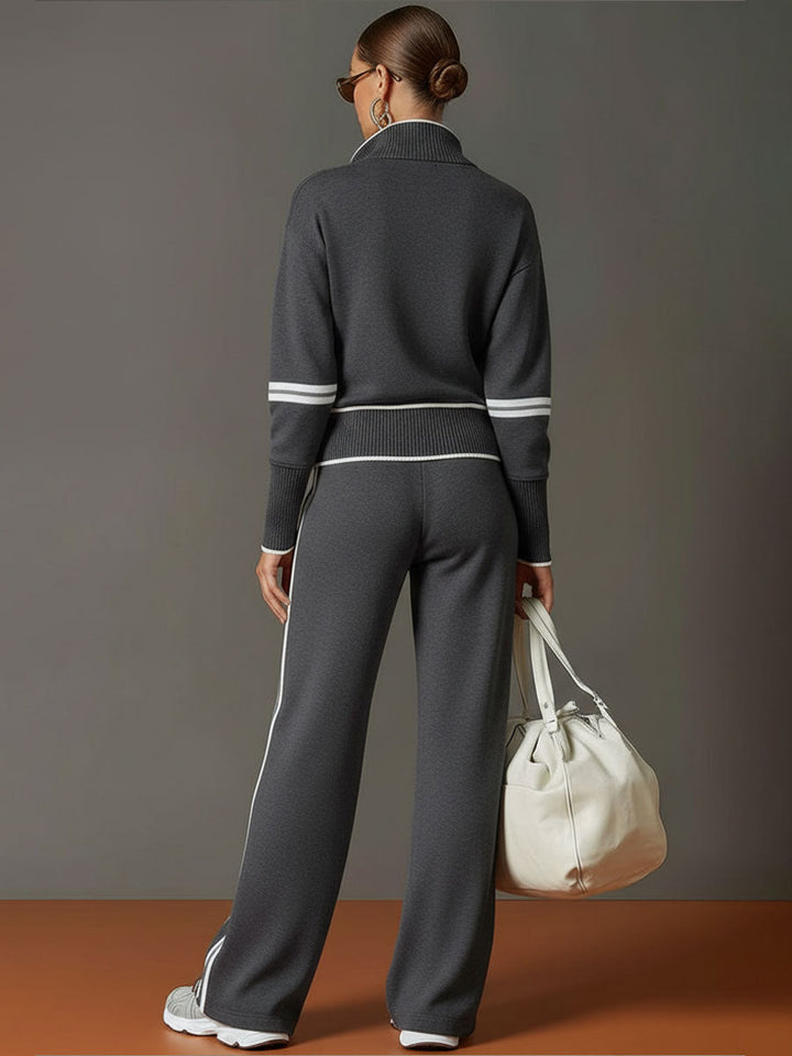 Marietta | Set with Blouse and Wide-Leg Pants
