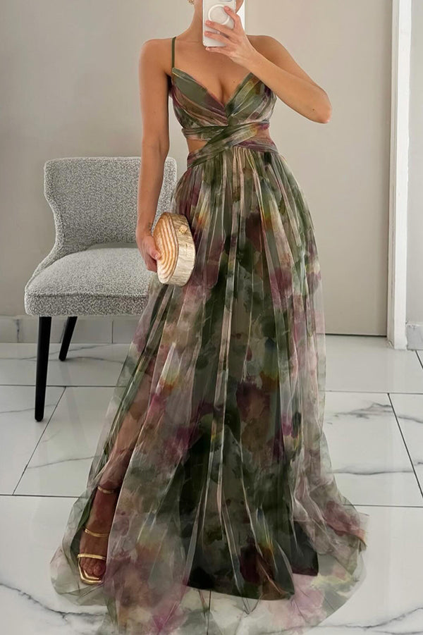 Giselle | Magnificent Maxi Dress with Floral Print