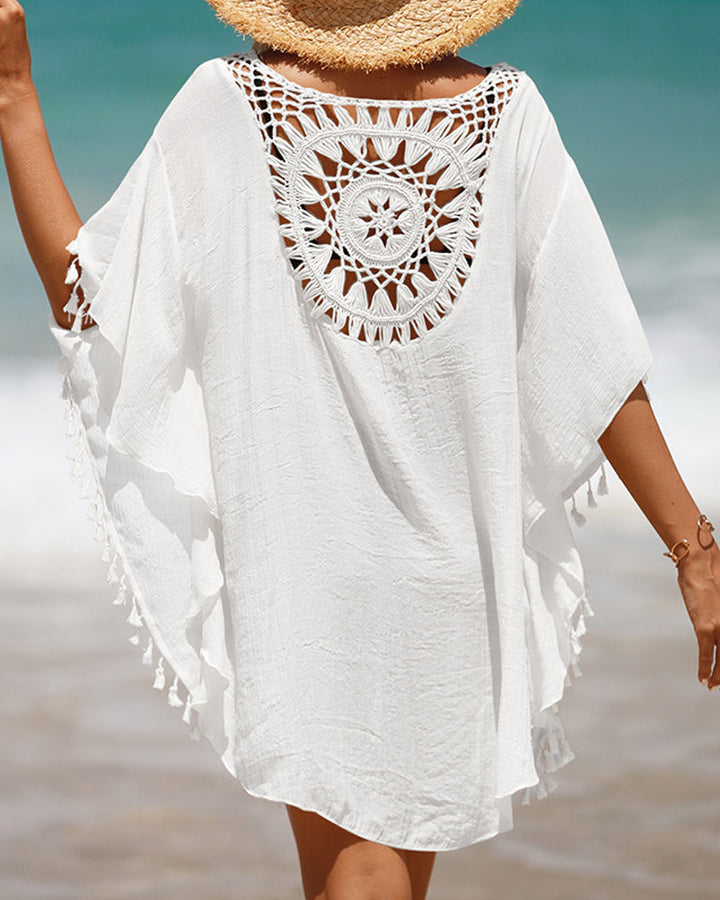 Fringe Bath Poncho