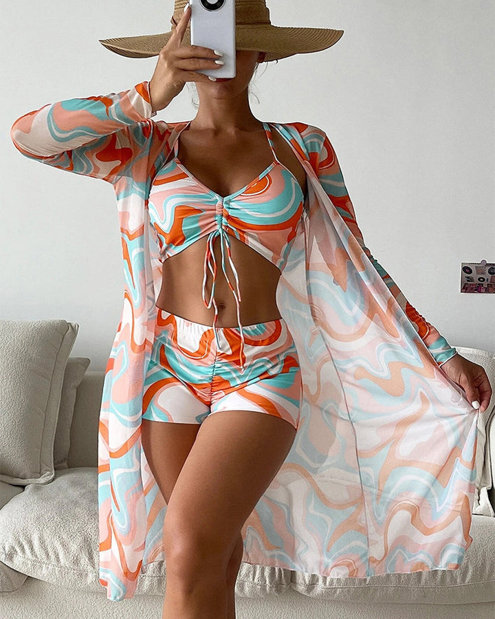Luna® – 3-Piece Printed Bikini Set