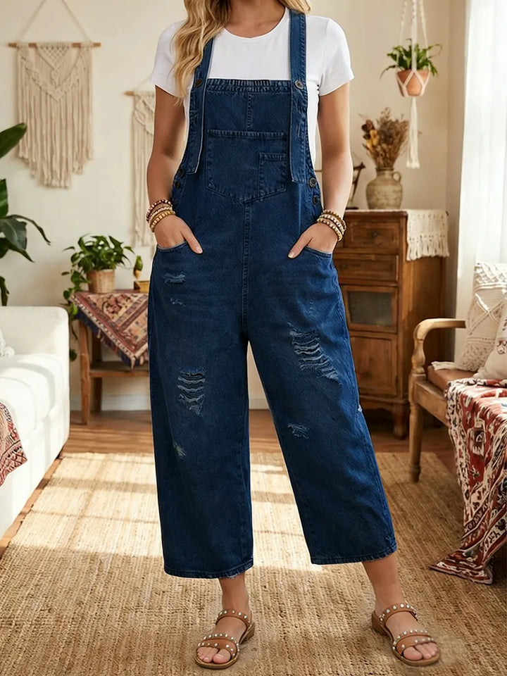 Aurevia | Vintage Look Denim Overalls
