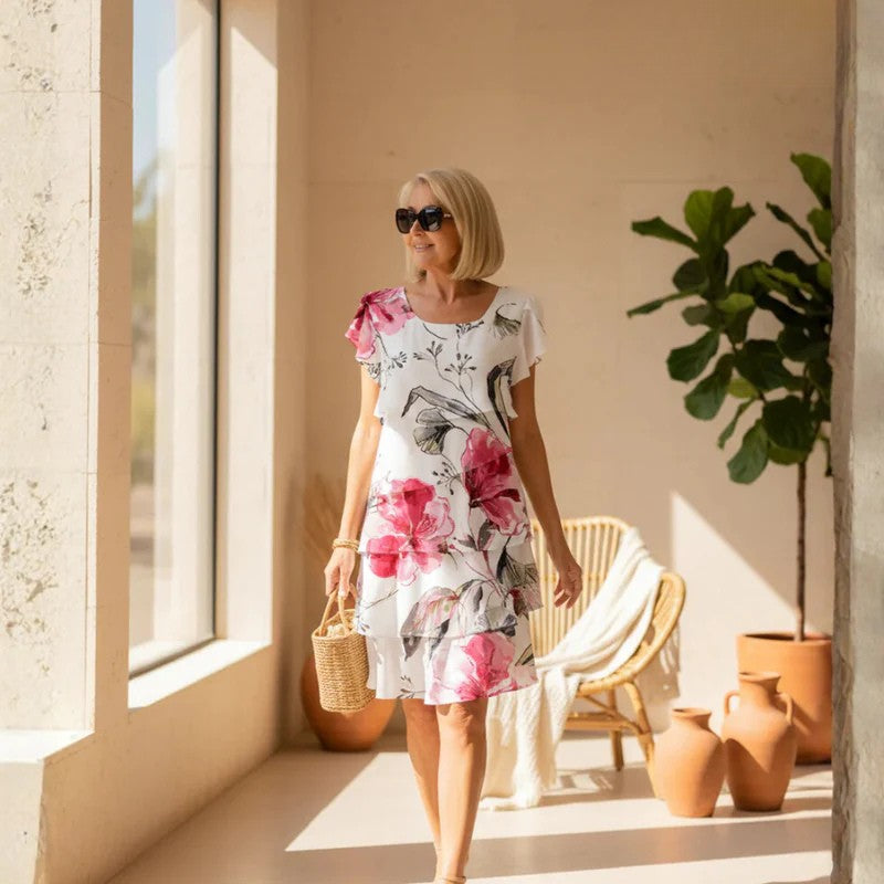 Phoebe - Ruffled Bloom Dress