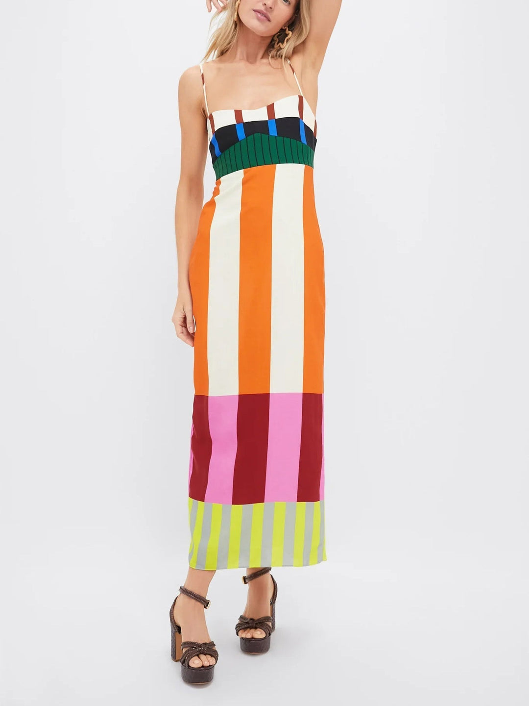 Paloma | Maxi Striped Colorful Dress