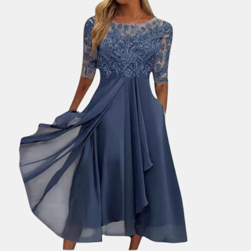 Elvina | Dress with Lace Detail