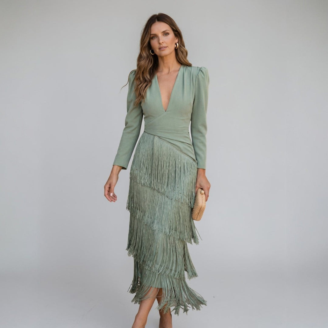 Sofia | Fringe Dress