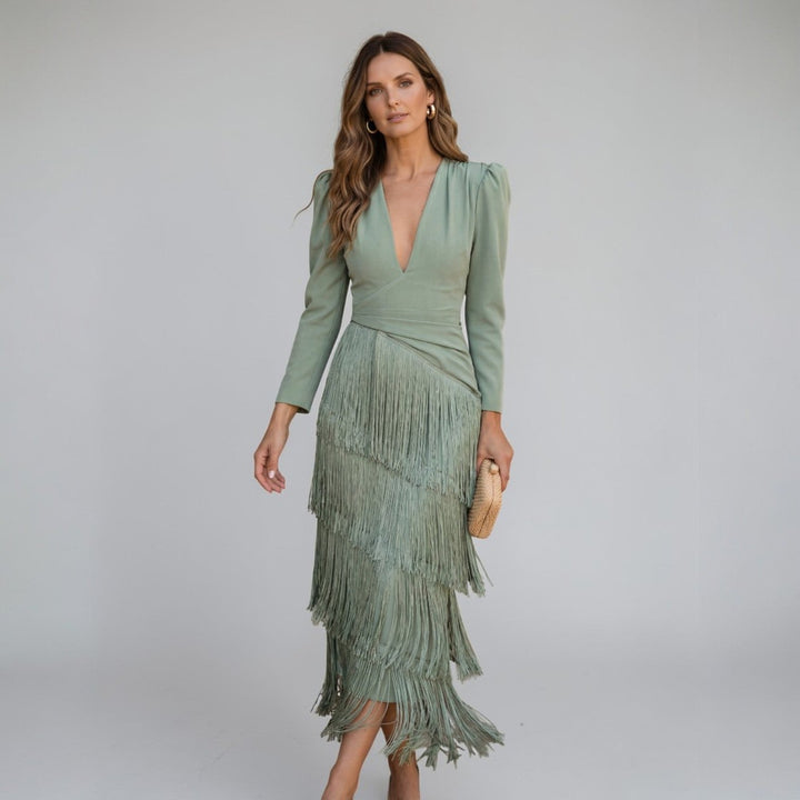 Sofia | Fringe Dress