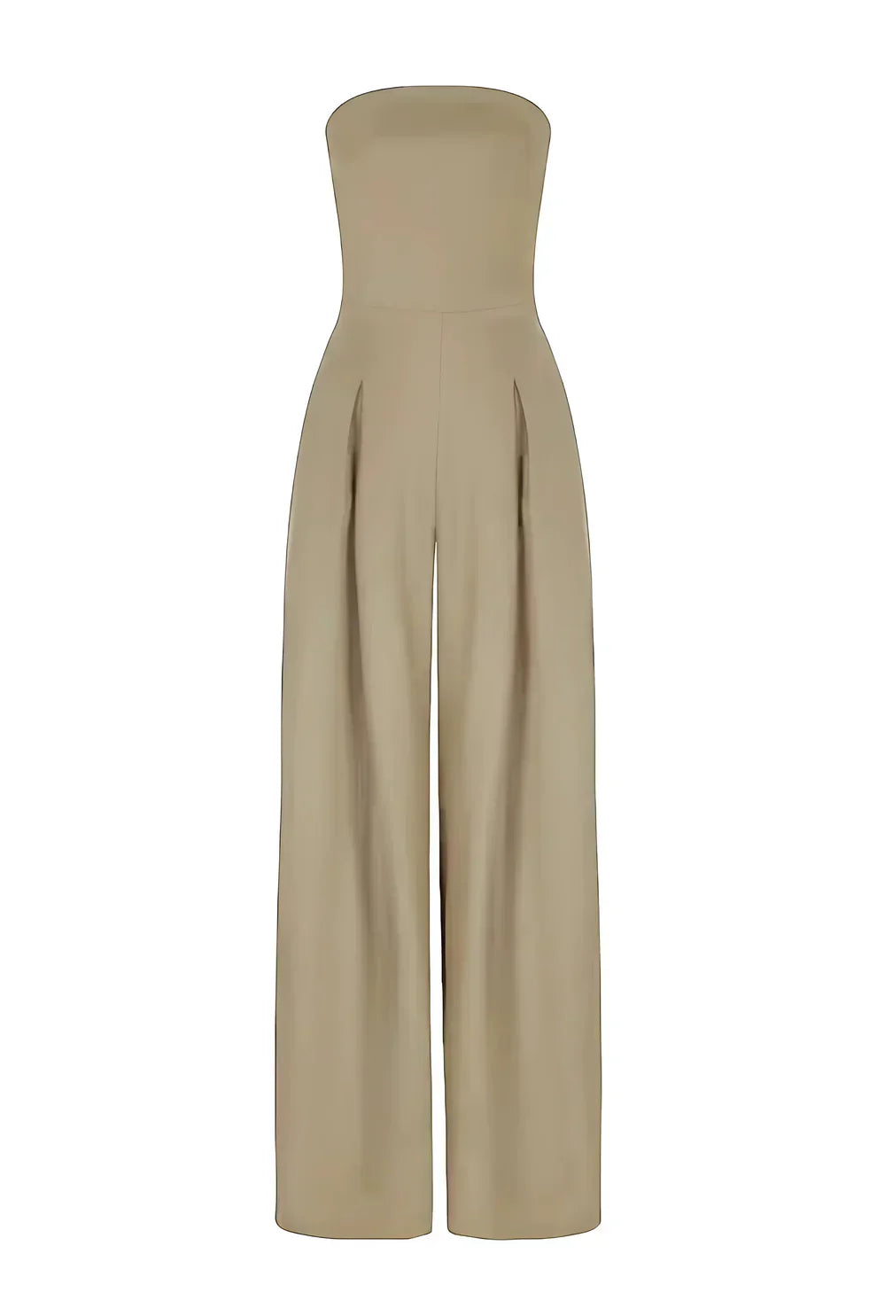 Elise | Strapless Wide-Leg Jumpsuit