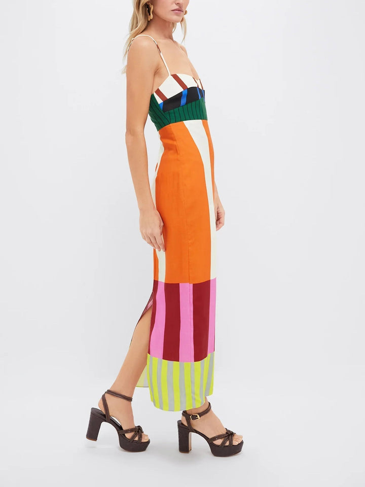 Paloma | Maxi Striped Colorful Dress