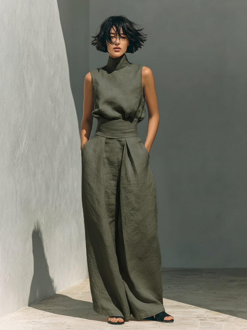 Marieta | Linen and Cotton Set