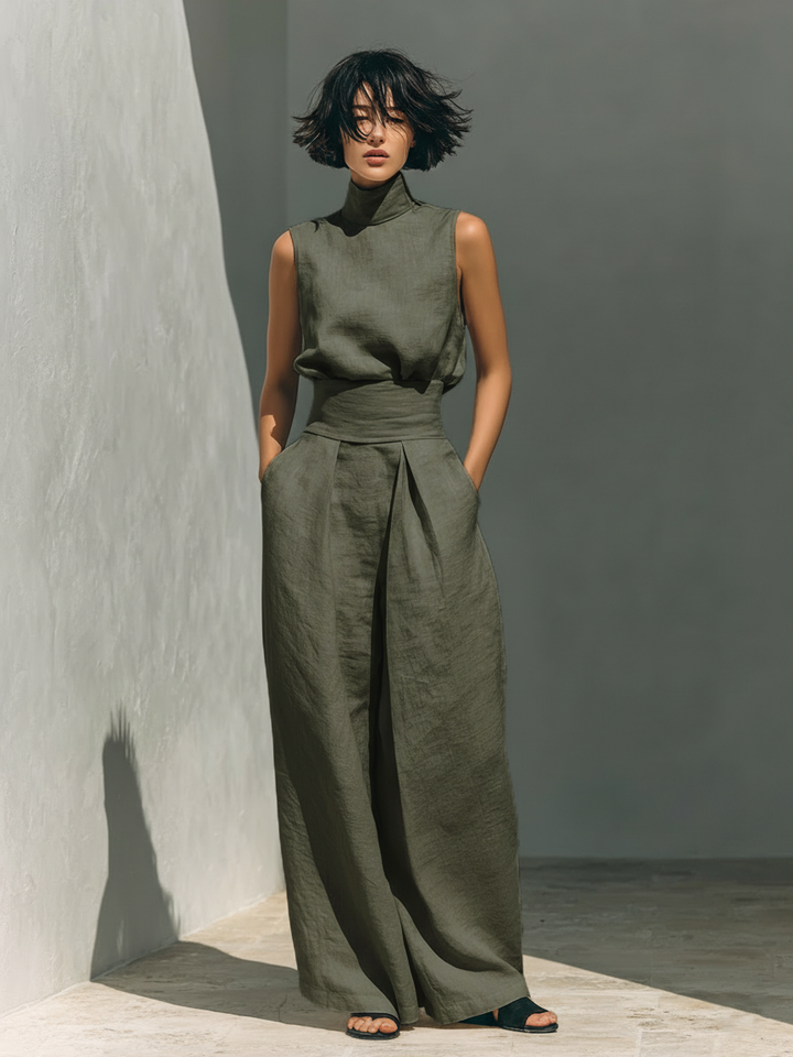 Marieta | Linen and Cotton Set