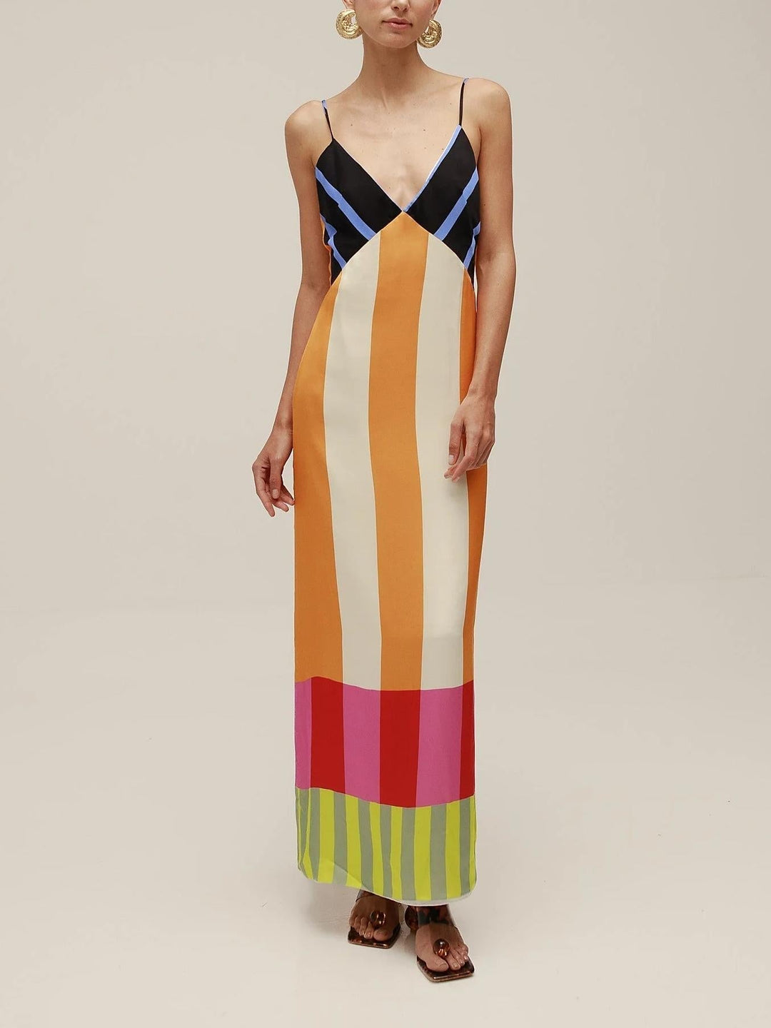 Paloma | Maxi Striped Colorful Dress