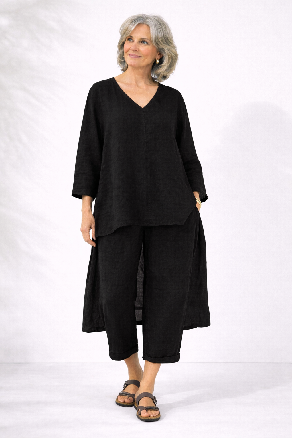 Adriena | Elegant Two-Piece Set with V-Neck