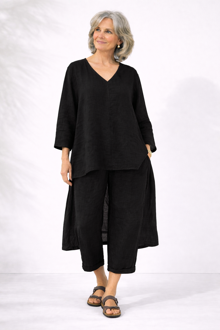 Adriena | Elegant Two-Piece Set with V-Neck