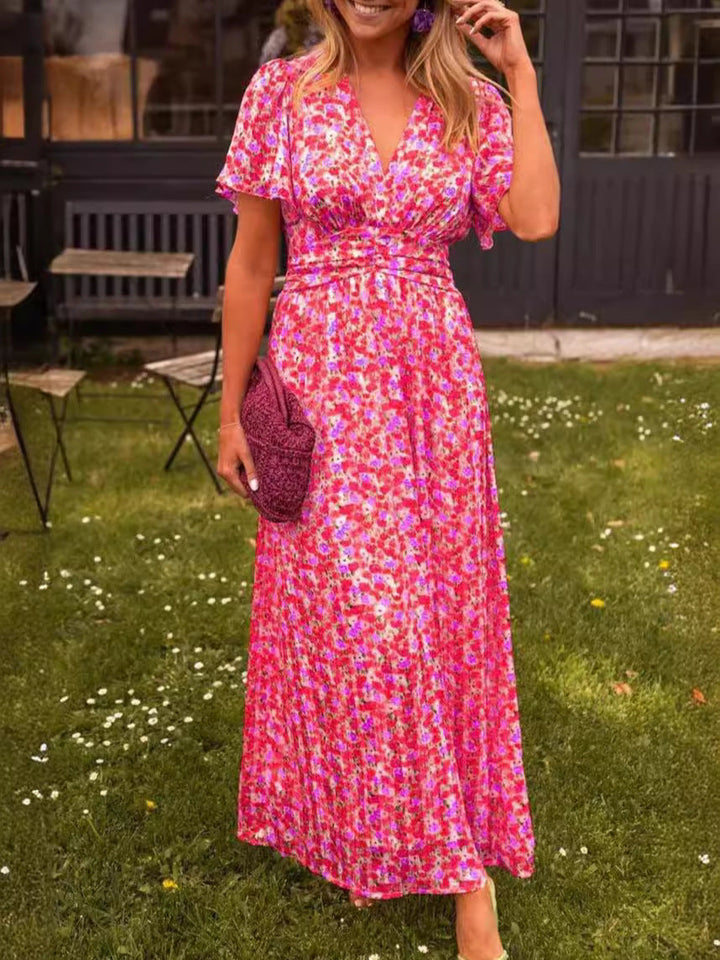 Elina – Long Flowing Floral Dress