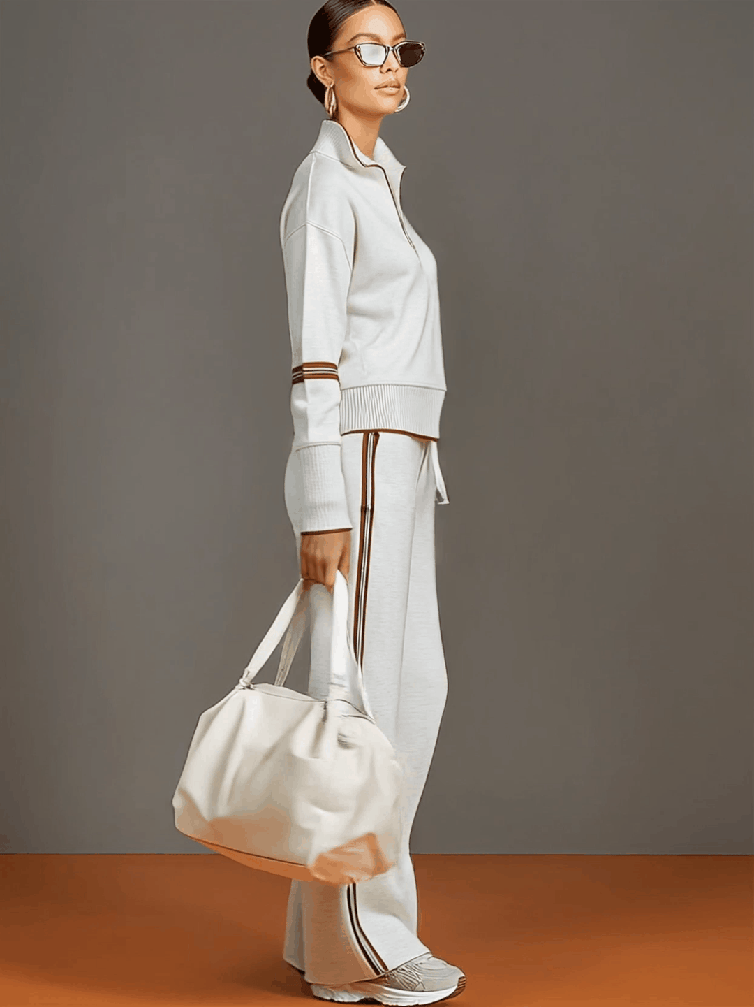Marietta | Set with Blouse and Wide-Leg Pants