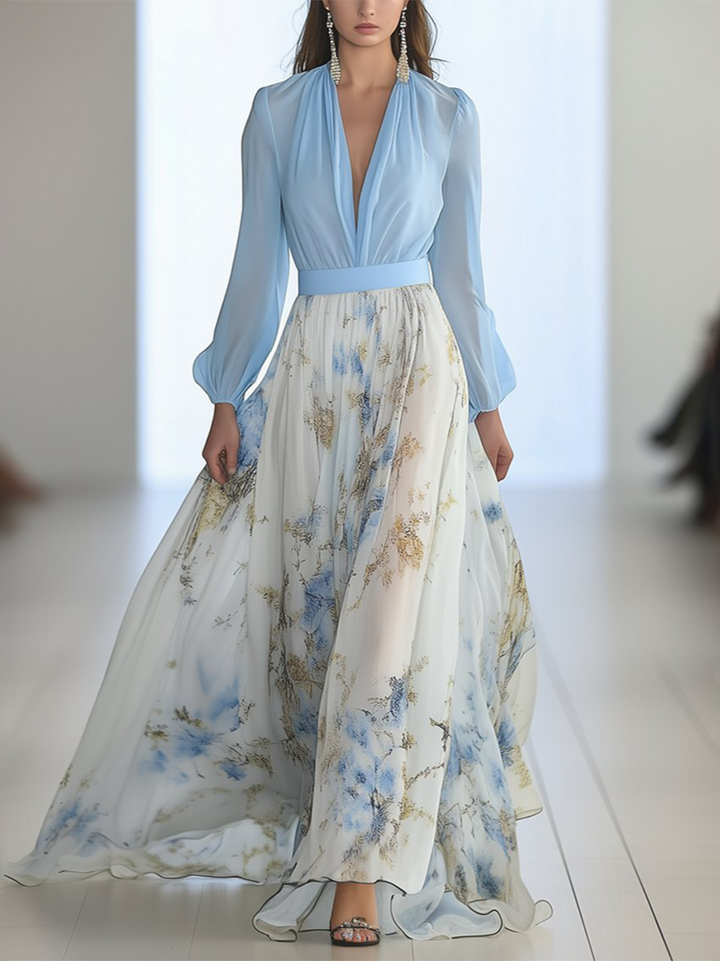 Magnificent Maxi Dress with Floral Print