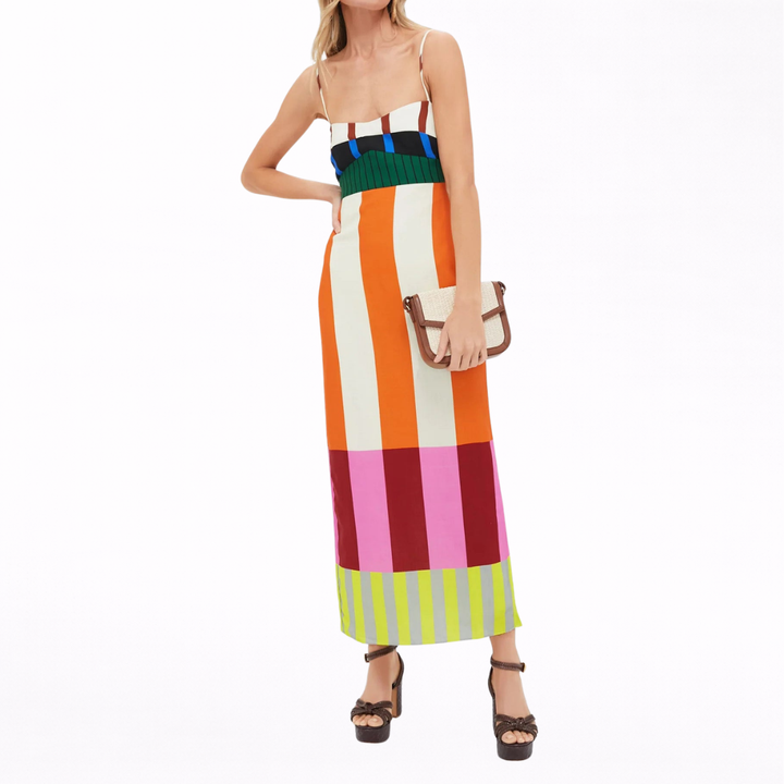 Paloma | Maxi Striped Colorful Dress