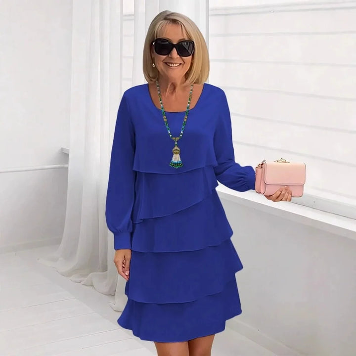 Margaret | Elegant Ruffled Maxi Dress