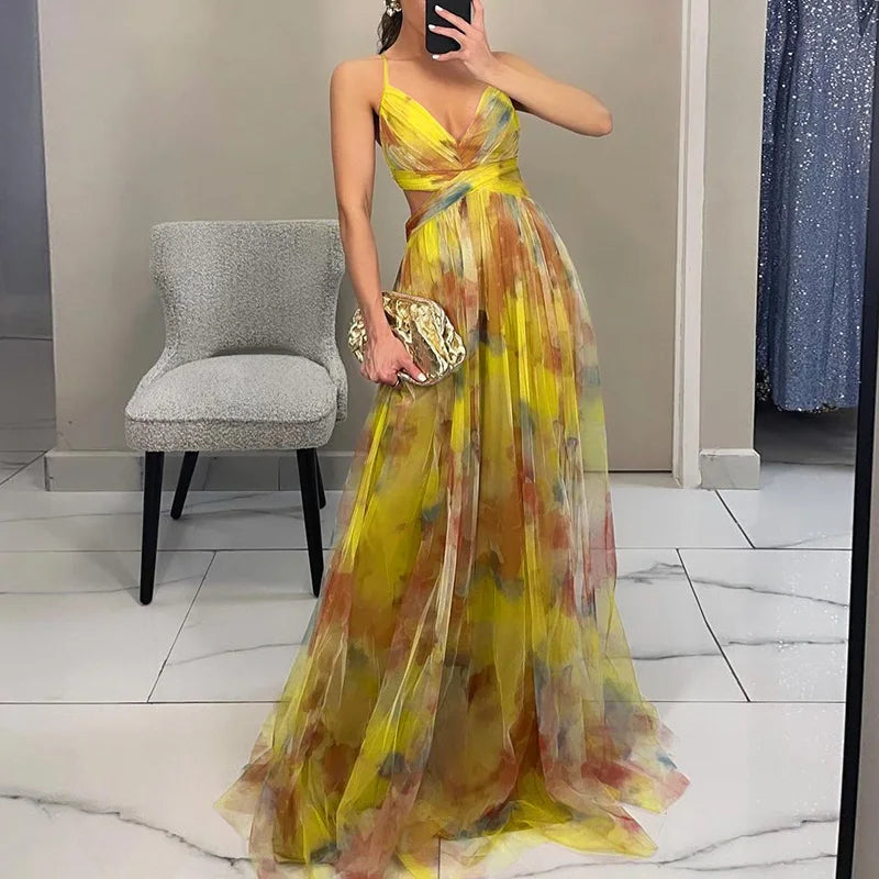 Giselle | Magnificent Maxi Dress with Floral Print
